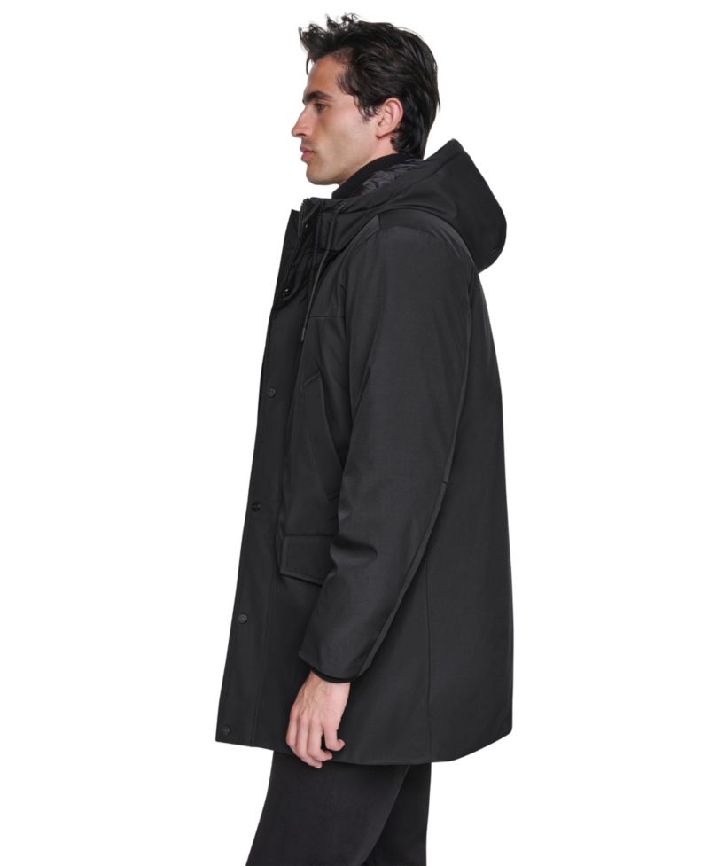 Men's Heavyweight Signature Parka with Attached Hood Jacket