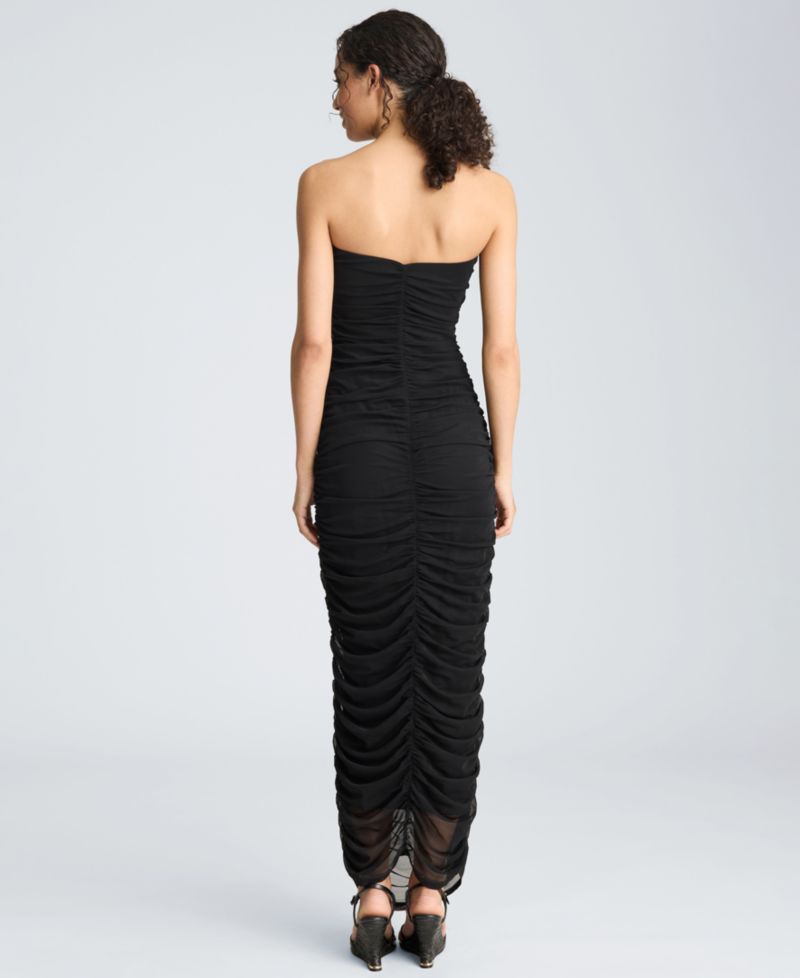 Women's Strapless Midi Dress