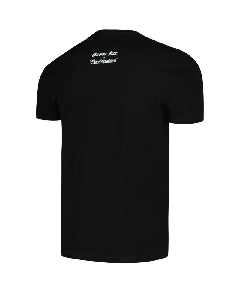 Men's Black Cobra Kai Johnny Lawrence Card T-Shirt