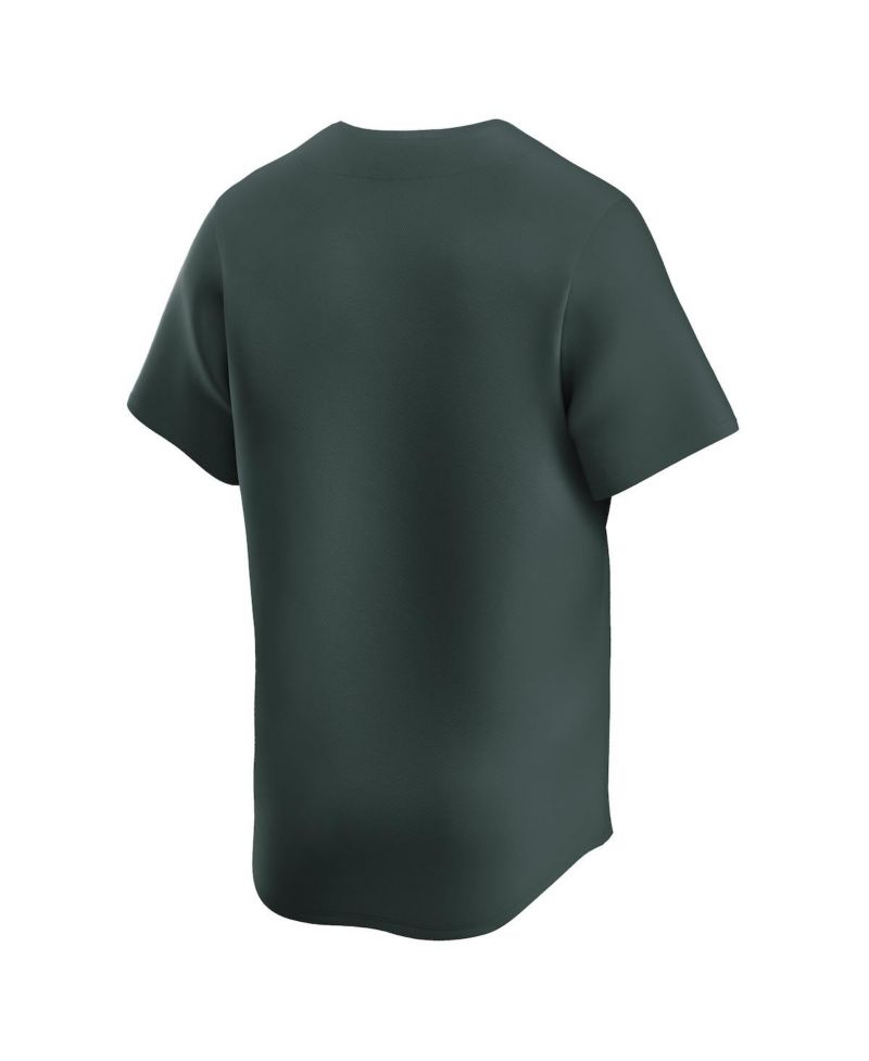Men's Green Michigan State Spartans College Limited Baseball Jersey