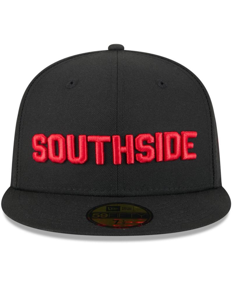 Men's Black Chicago White Sox 2025 City Connect Fan Pack 59FIFTY Fitted Hat