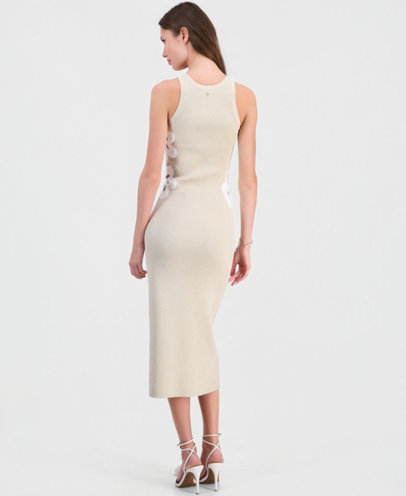 Women's Laurie Sleeveless Metallic Knit Midi Dress
