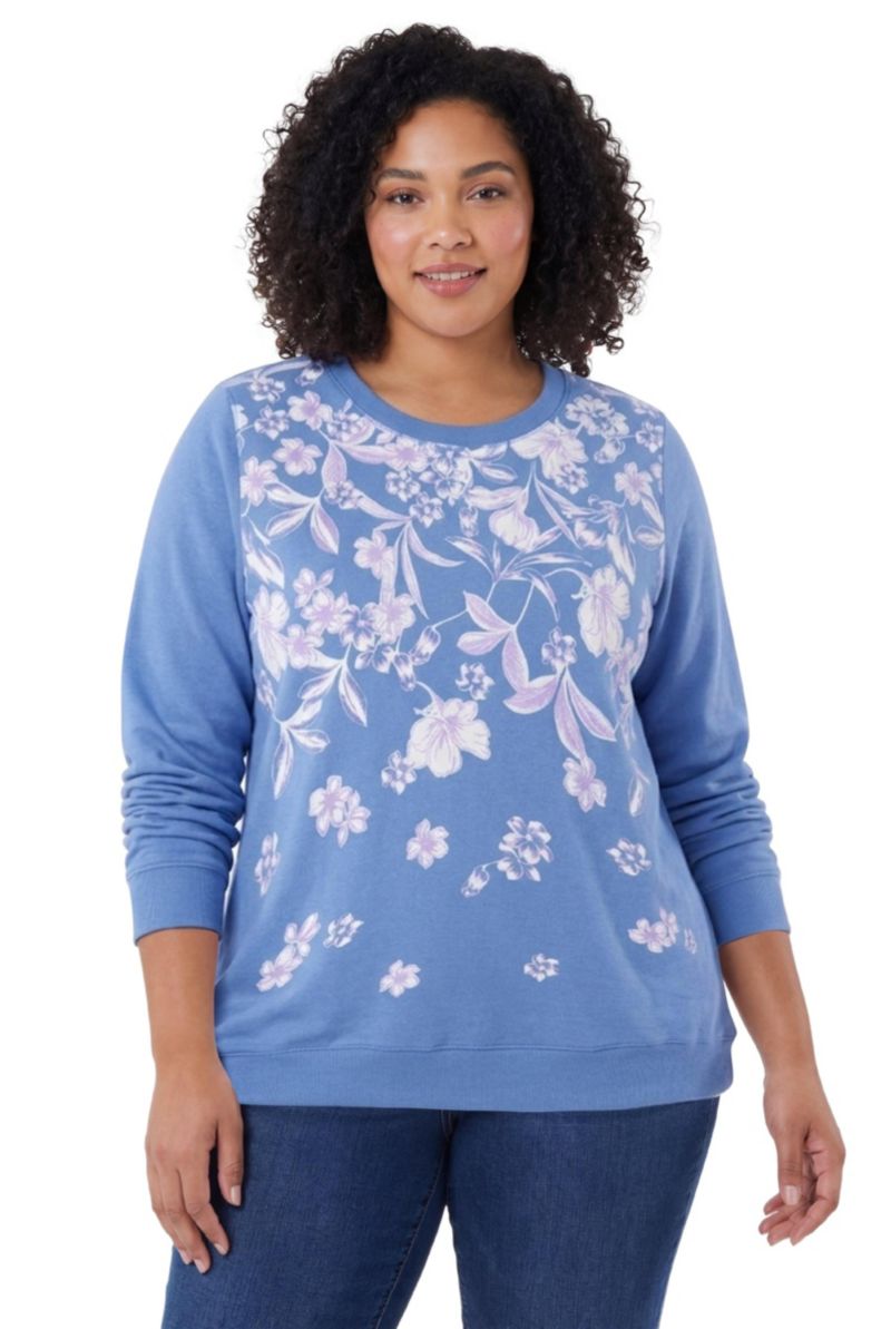 Французский Синий Patched Paisley