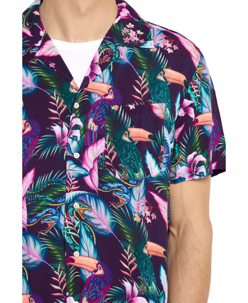 Big & Tall Hawaiian Short Sleeve Shirt