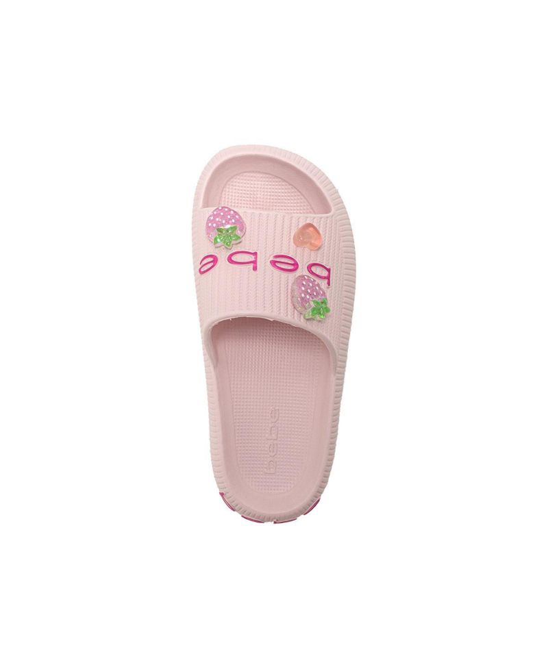 Big Girls EVA Slide - Lightweight Comfy Slide Sandals with Fruit Charms