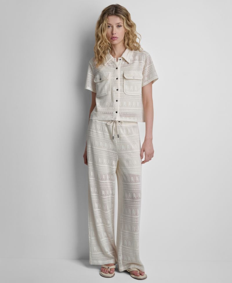 Women's Straight-Leg Drawstring Pants