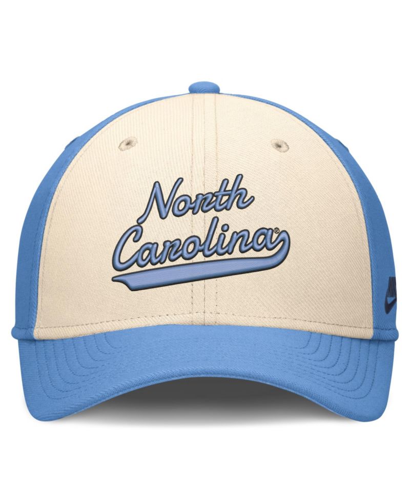 Men's Natural/Carolina Blue North Carolina Tar Heels Legacy Swooshflex Dri-FIT Hat