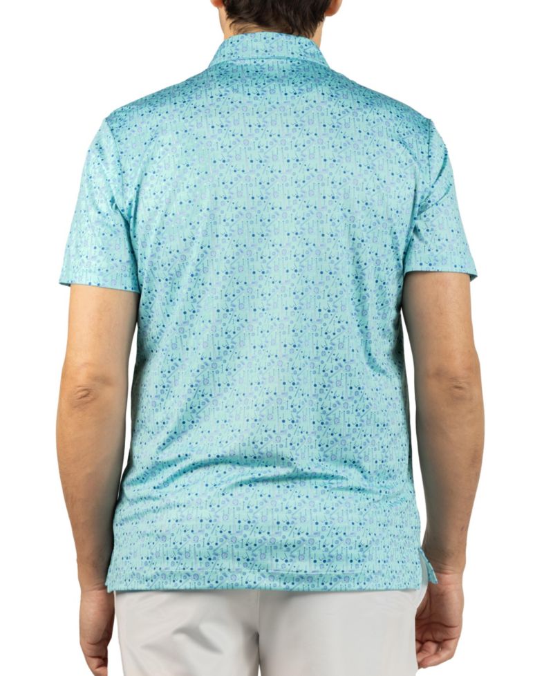 Men's Hole in One Printed Performance Polo Shirt