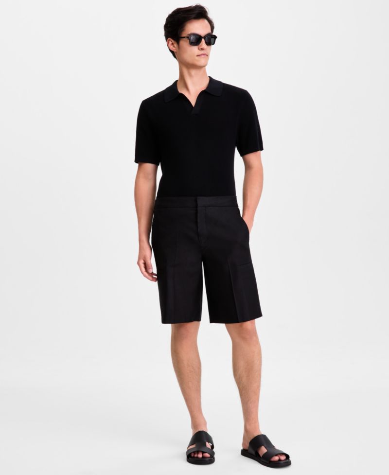 Men's Linen-Blend Utility Shorts, Macy's Exclusive