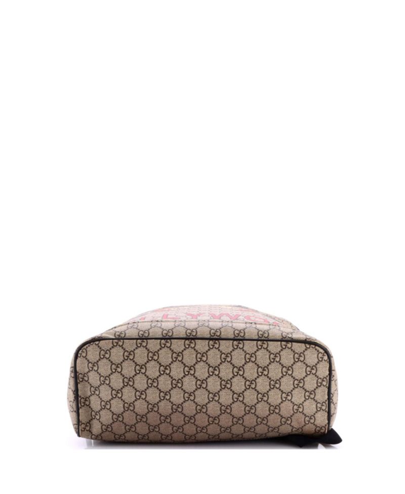 Medium Zip Around Backpack Printed GG Coated Canvas