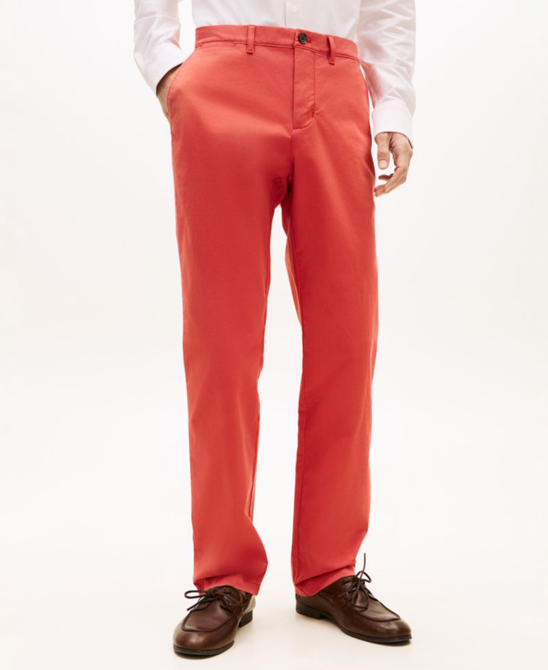 Men's Slim-Straight Fit Stretch Chino Pants