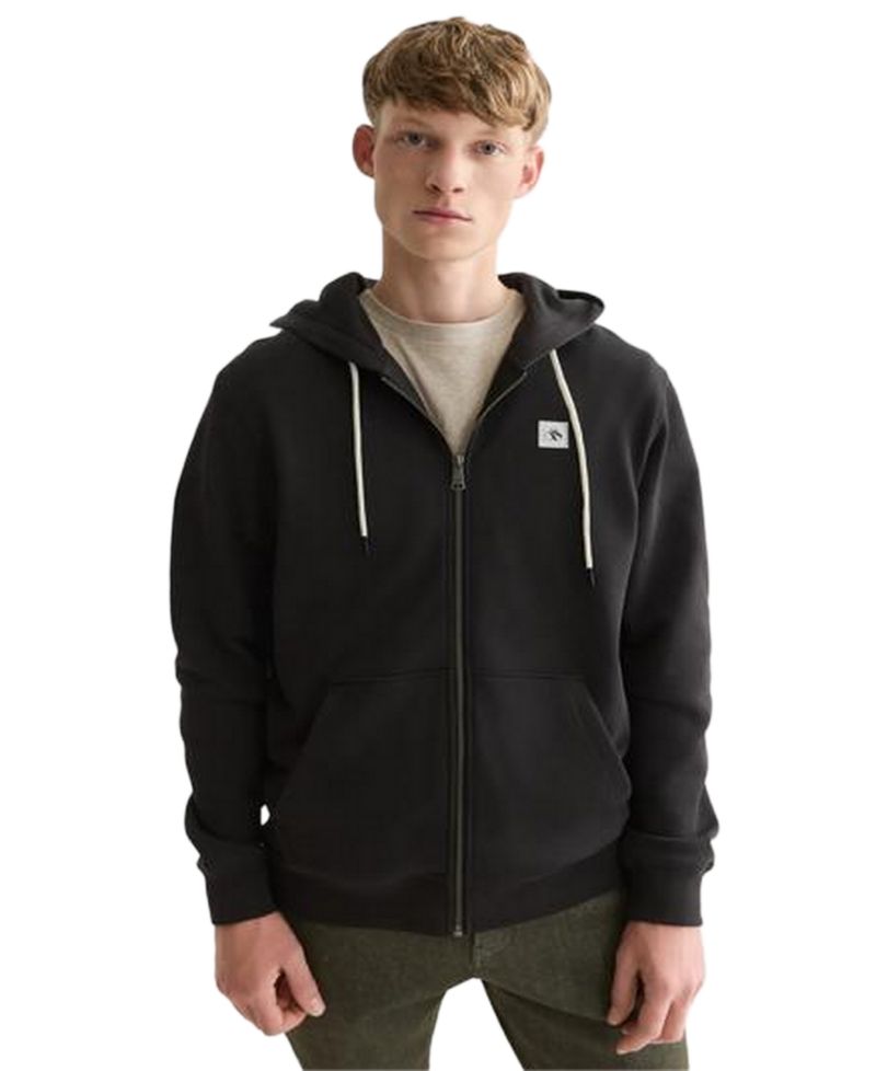 Men's Logo Badge Full-Zip Hoodie