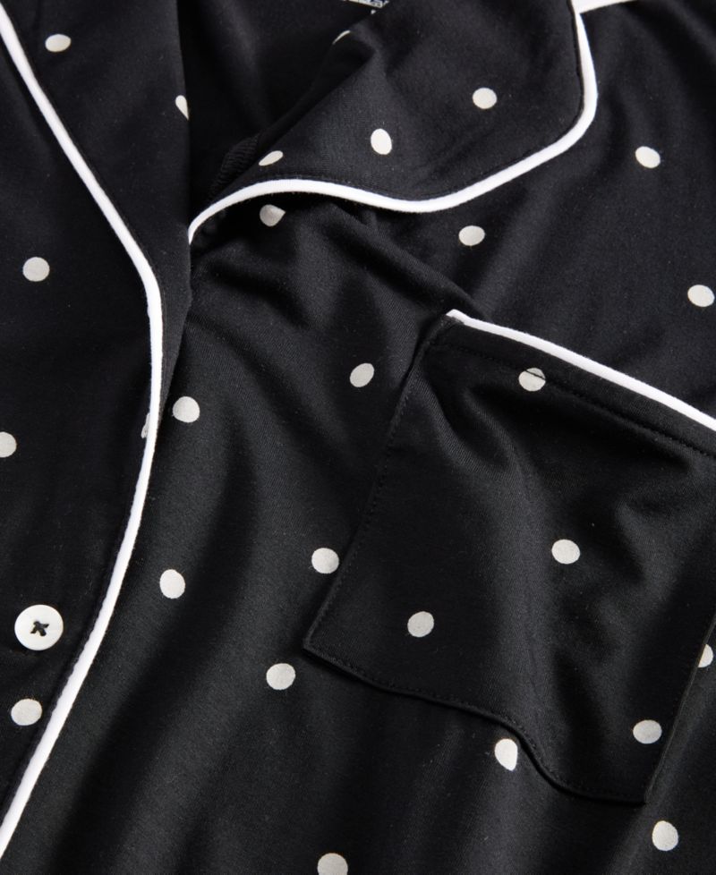 Women's 2-Piece Short-Sleeve Notched-Collar Pajama Set XS-3X