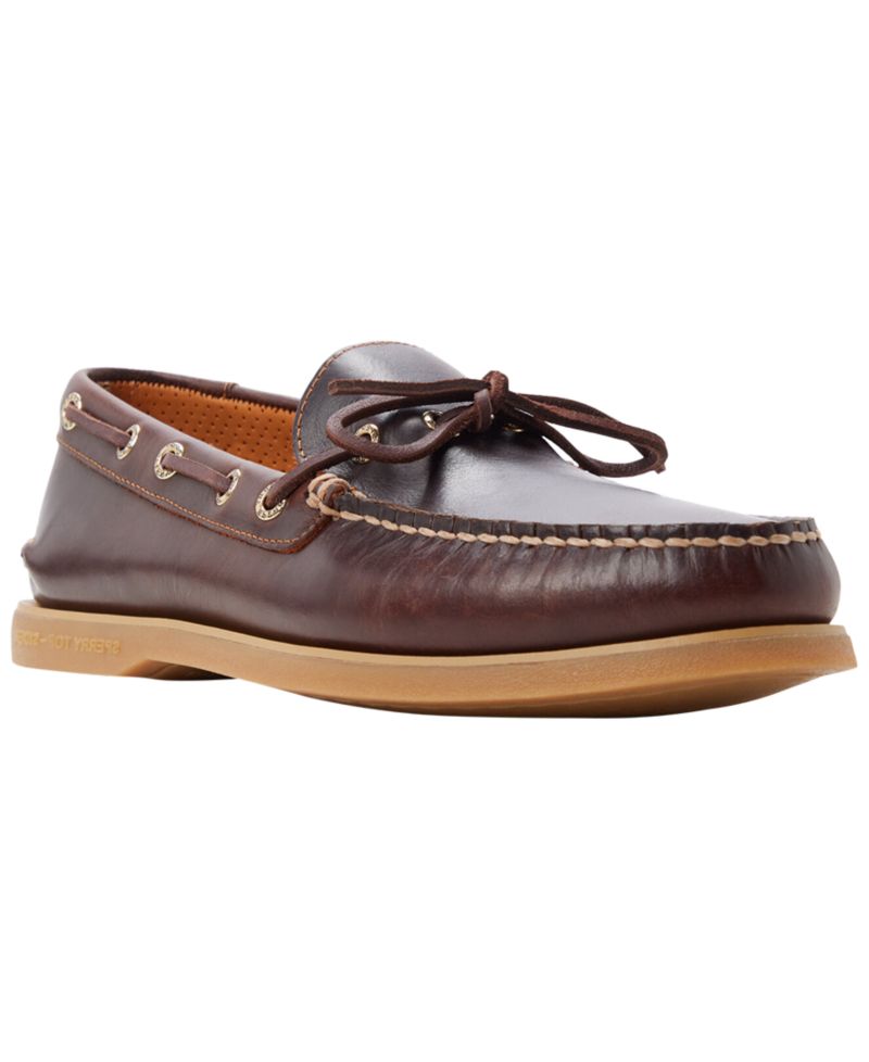 Men's Gold 1-Eye Boat Shoes