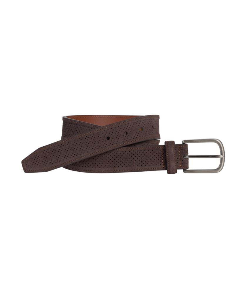 Men's Perfed Suede Belt