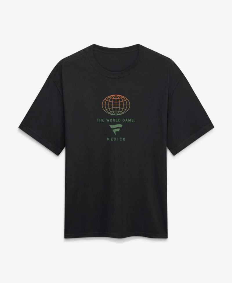 Men's Black Mexico Streets Of The World Heavyweight T-Shirt