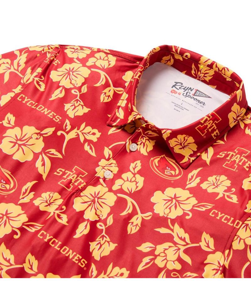Men's Cardinal Iowa State Cyclones Performance Polo Shirt
