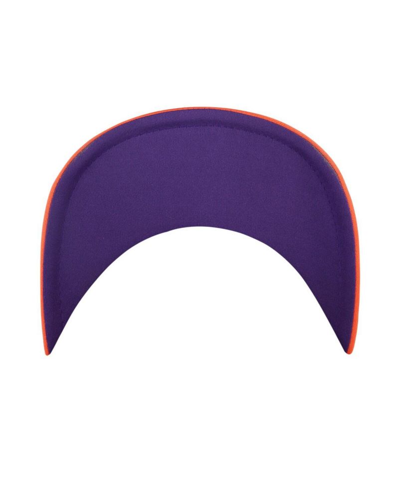 Men's Orange Clemson Tigers Sideband Trucker Adjustable Hat