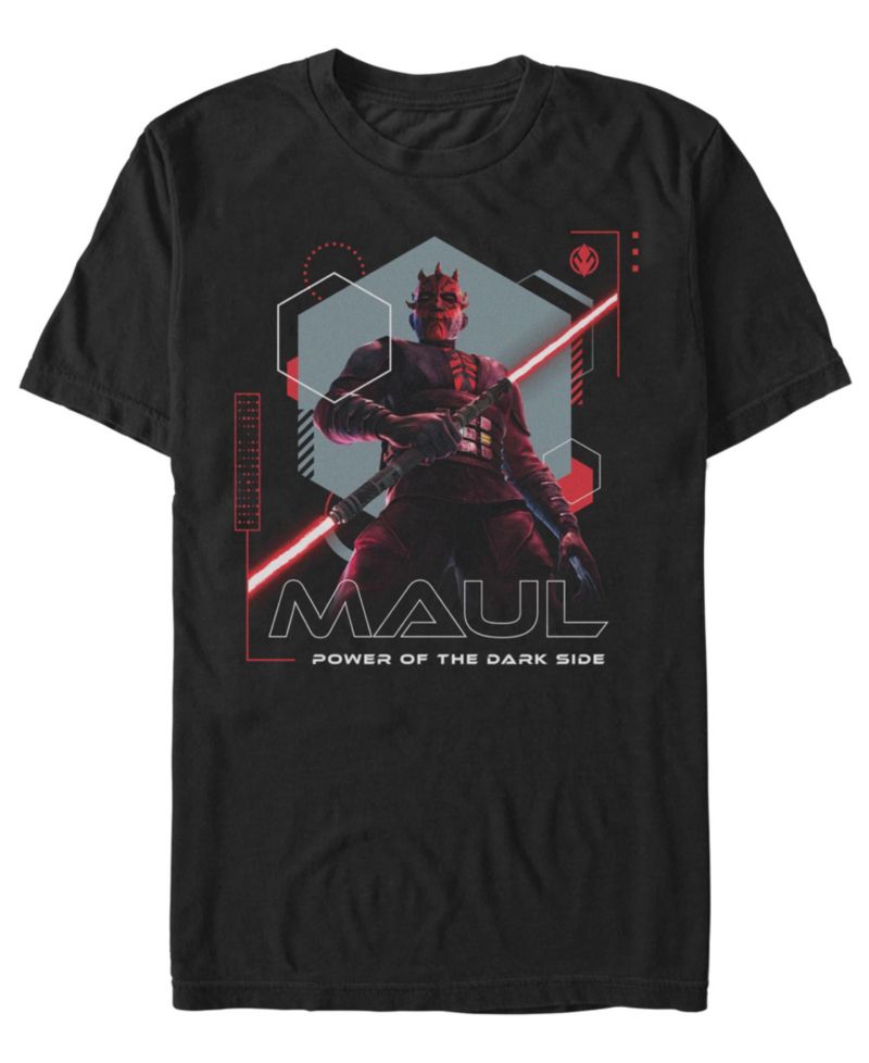 Men's Star Wars Maul Power Of The Dark Side Crewneck T-Shirt