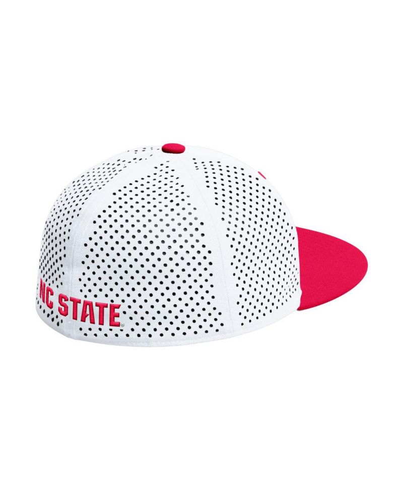 Men's White NC State Wolfpack On-Field Fitted Baseball Hat