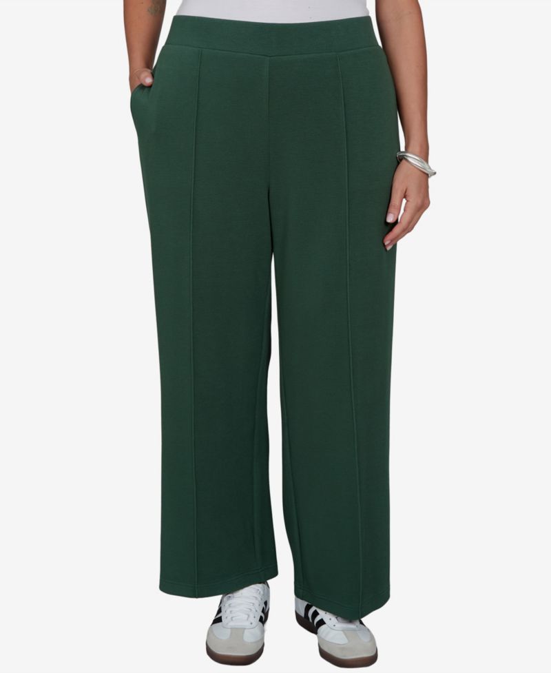 Plus Size Sleek Seam Knit Pull-On Pant