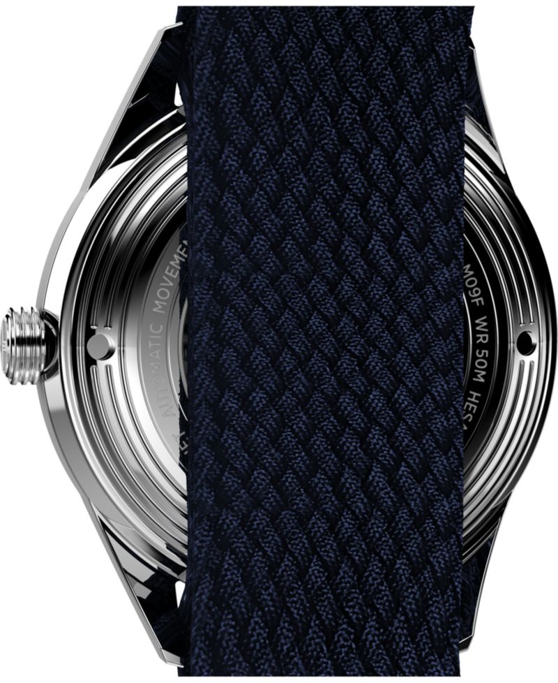 Men's Automatic Blue Fabric Watch, 38mm