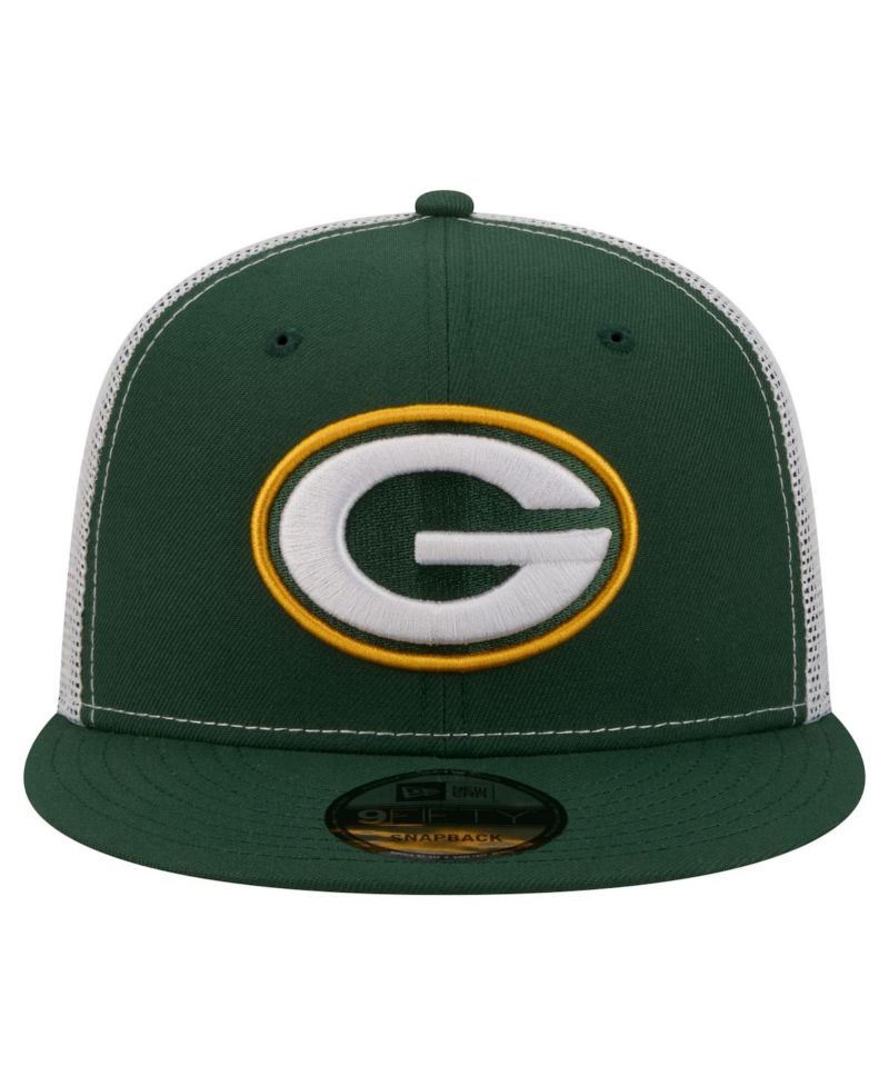 Men's Green Green Bay Packers Core Team 9FIFTY Trucker Snapback Hat