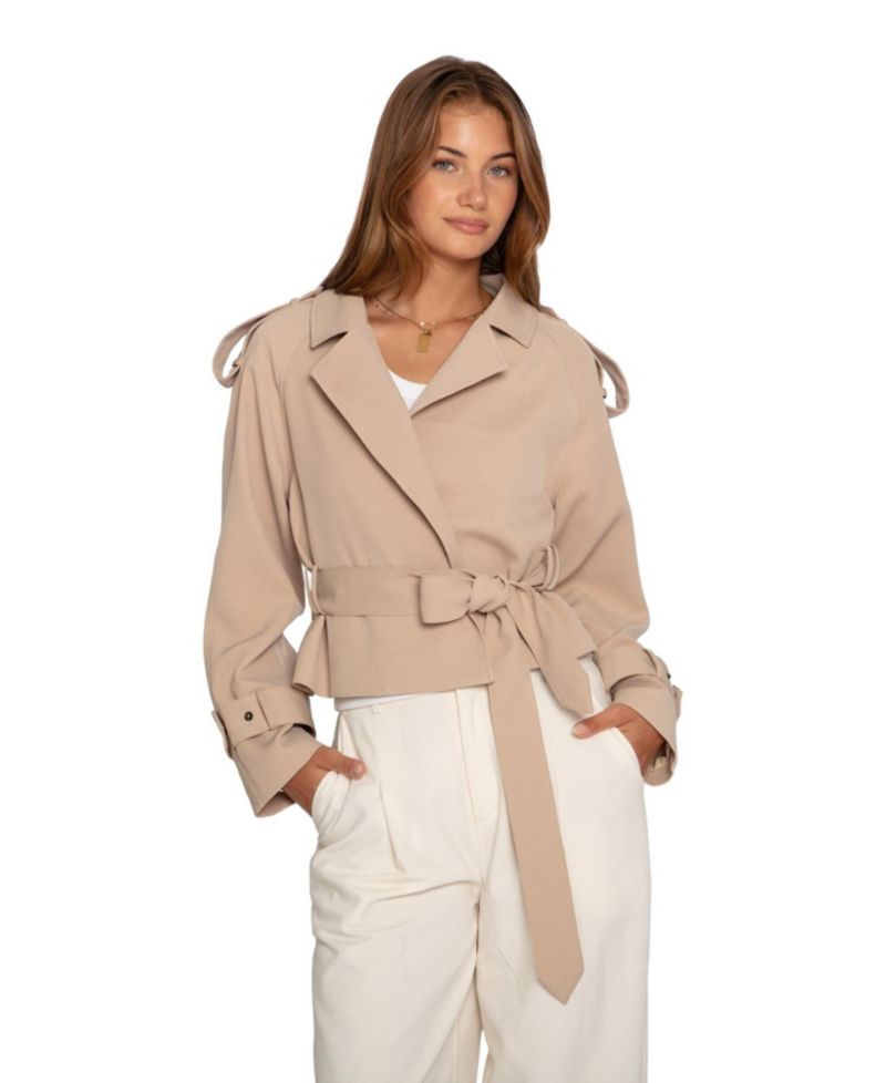 Women's Fast Car Cropped Trench