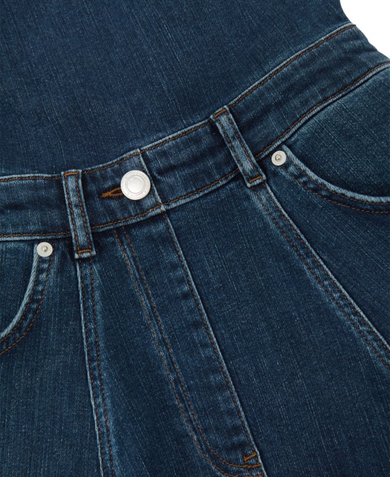 Women's Rosie Waisted Denim Midi Dress