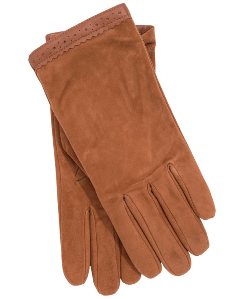 Wing Tip Leather Gloves