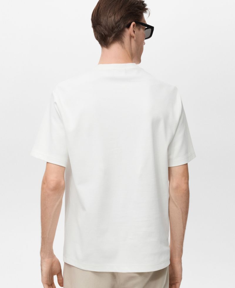 Men's Regular-Fit Textured T-Shirt