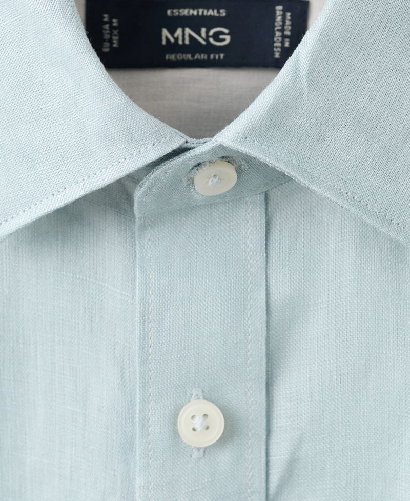Men's Regular-Fit Linen Shirt