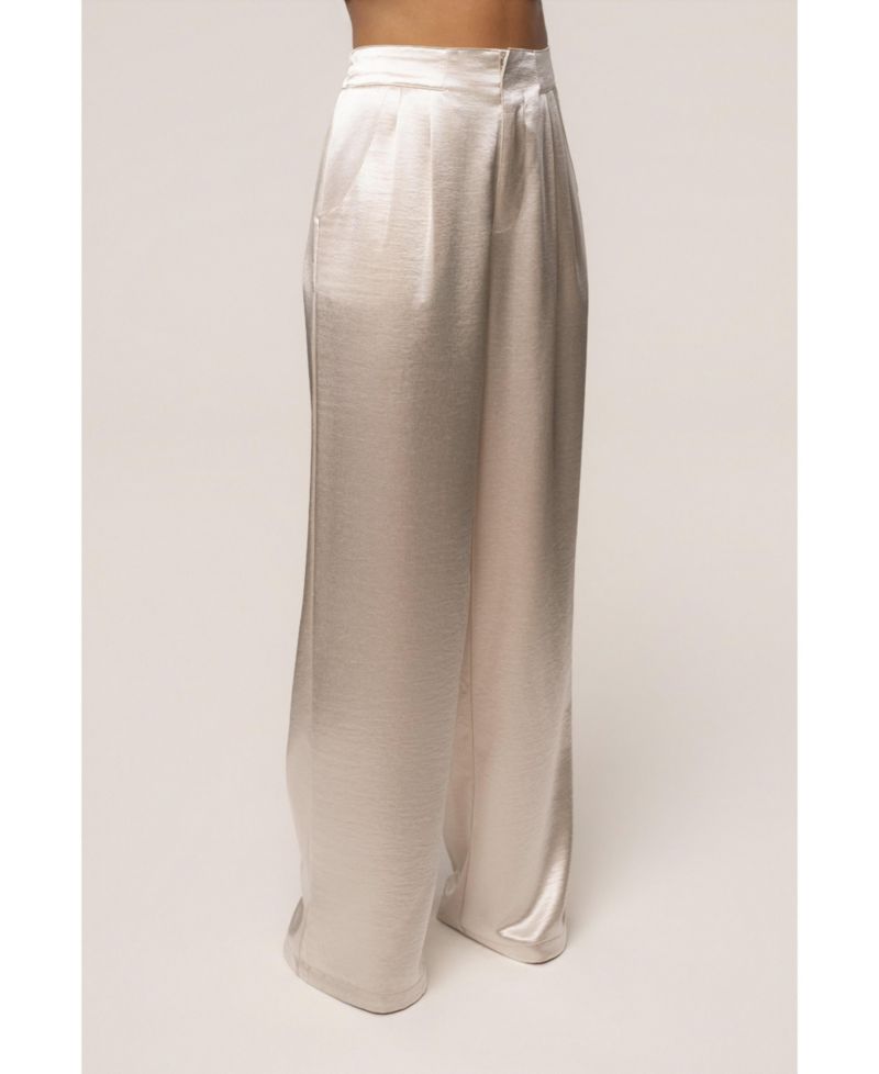 Womens Thea Satin Pants