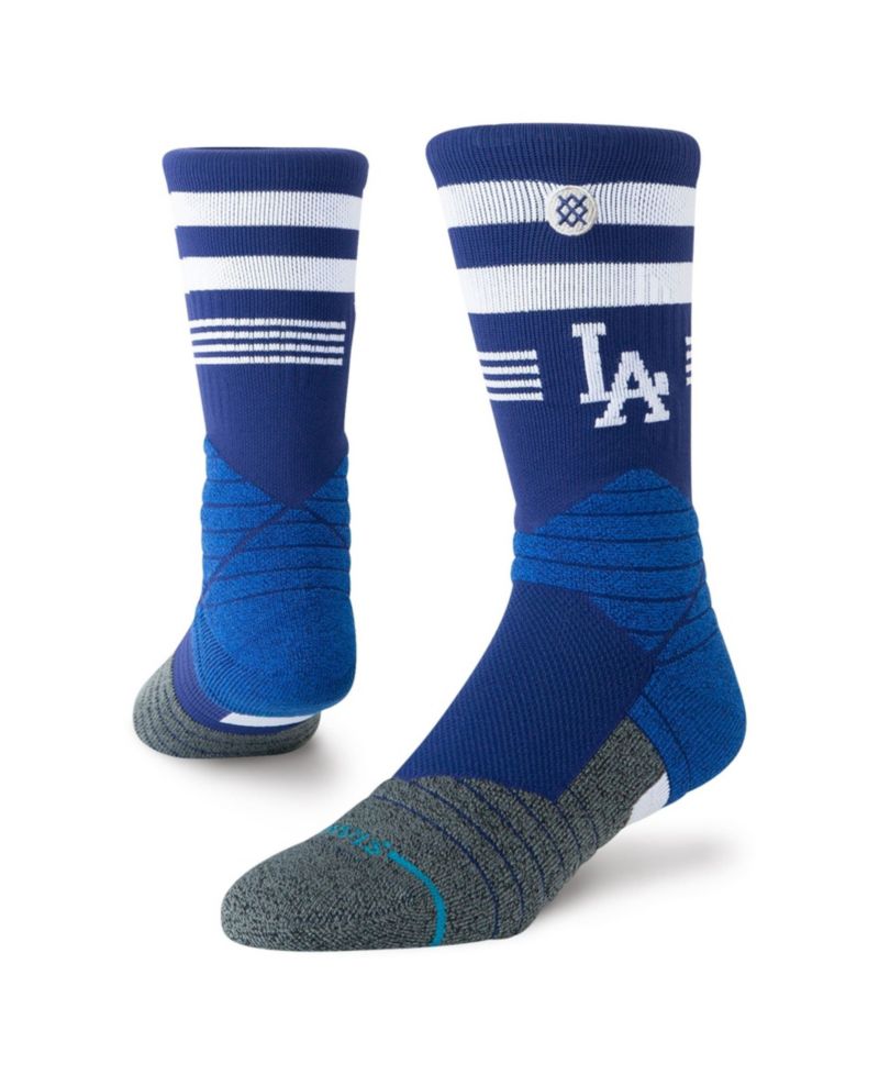 Men's and Women's Royal Los Angeles Dodgers Diamond Pro Crew Socks