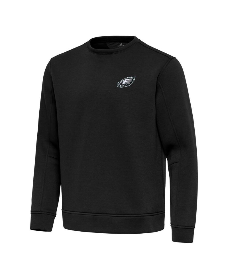 Men's Black Philadelphia Eagles Relevant Lightweight Pullover Sweatshirt