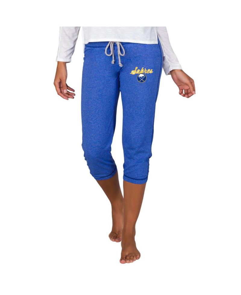 Women's Royal Buffalo Sabres Quest Knit Capri Pants