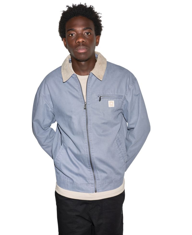 Men's Framework Corduroy Collar Front Zip Jacket