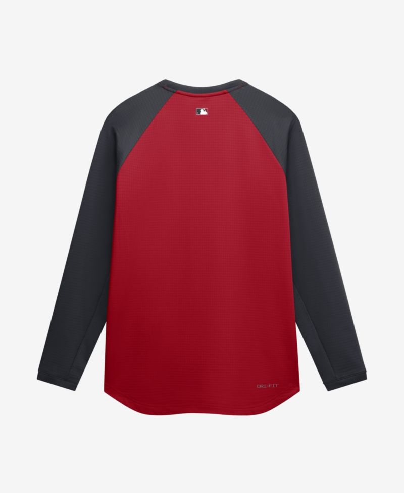 Men's Red Minnesota Twins Authentic Collection Raglan Dri-FIT Sweatshirt