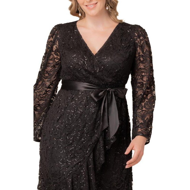 Women's Plus Size Cosmopolitan Sequin Lace Cocktail Dress