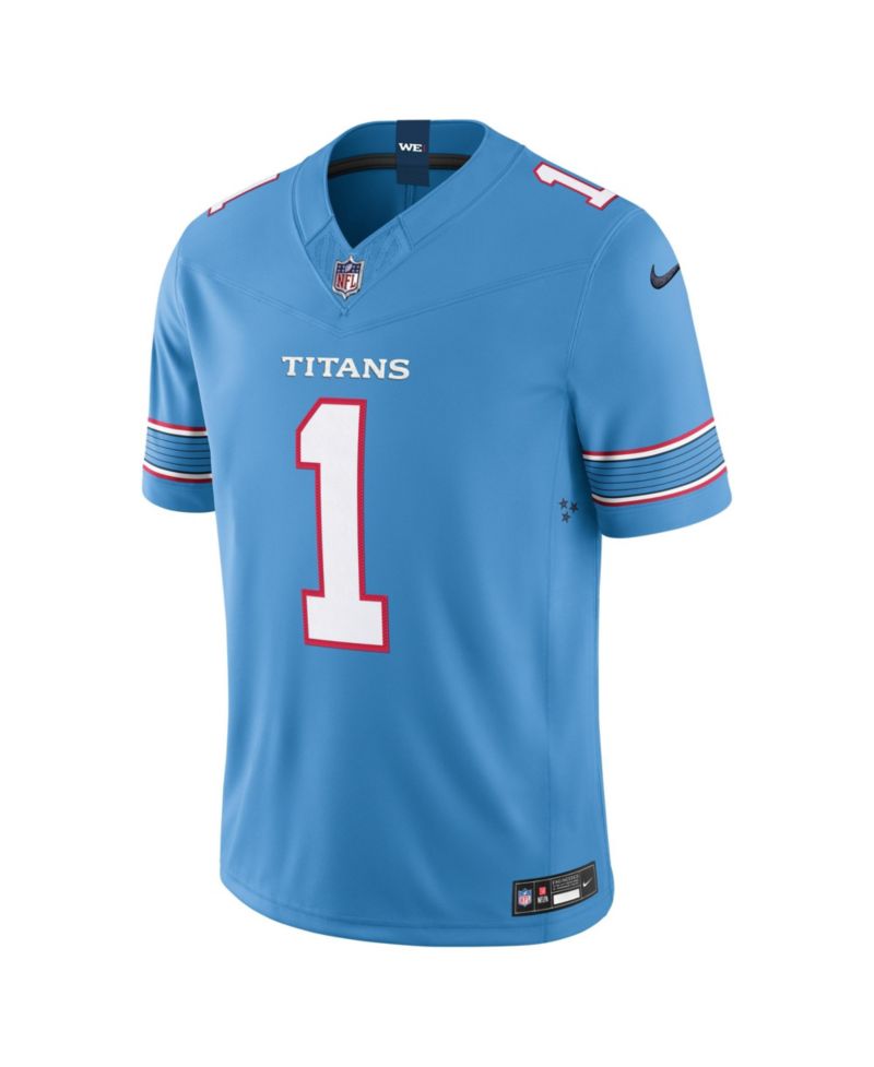 Men's Cameron Ward Light Blue Tennessee Titans Vapor F.U.S.E. Stitched Limited Jersey