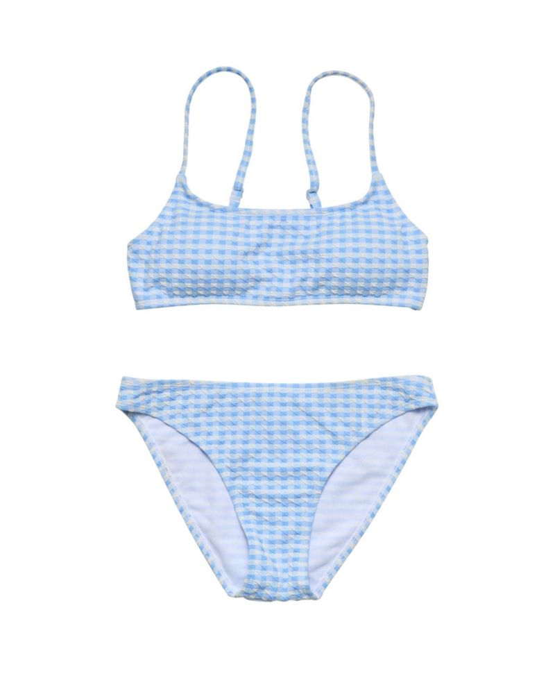 Big Girls Seaside Gingham Teen Crop Bikini