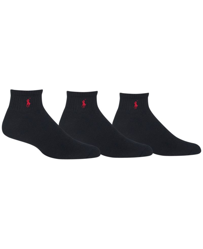 Men's Socks, Extended Size Classic Athletic Quarter 3 Pack