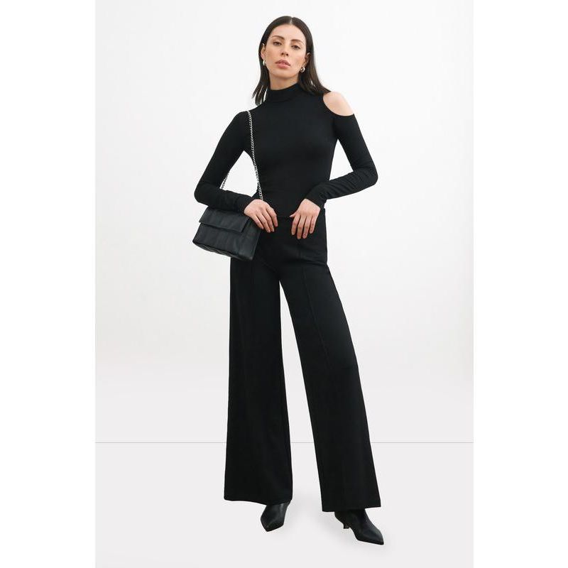 Women's Gina Wide-Leg Mid-Rise Trousers