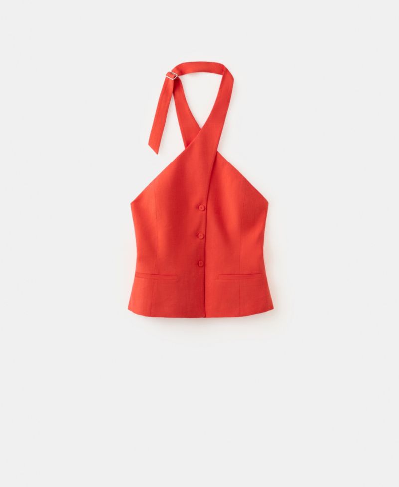 Women's Crossed Lyocell Vest