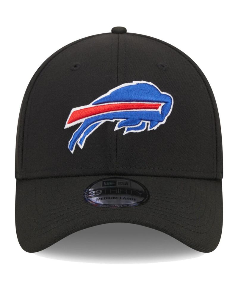 Men's Black Buffalo Bills Main 39THIRTY Flex Hat