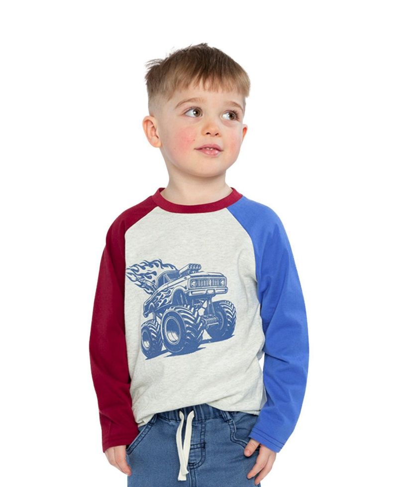 Little and Big Boy 6-12 Raglan T-Shirt