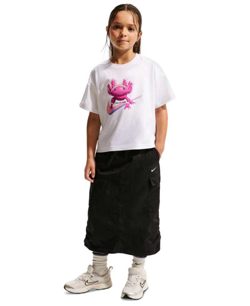 Girls' 8-18 Sportswear Boxy Short-Sleeve T-Shirt
