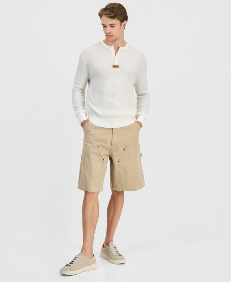 HUGO by Men's Sranger Henley Sweatshirt