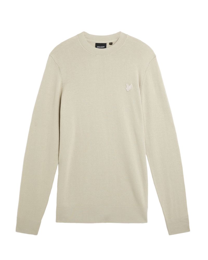 Men's Tonal Superfine Crew Neck Sweater