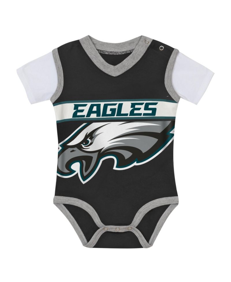 Baby Boys and Girls' Philadelphia Eagles Jersey Bodysuit and Pants Set